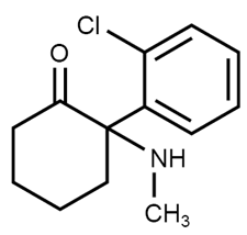 Ketamina - Formula di struttura