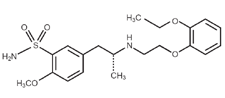 Tamsulosin - Formula di struttura