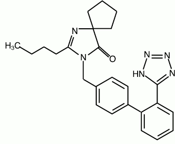 Irbesartan - Formula di struttura